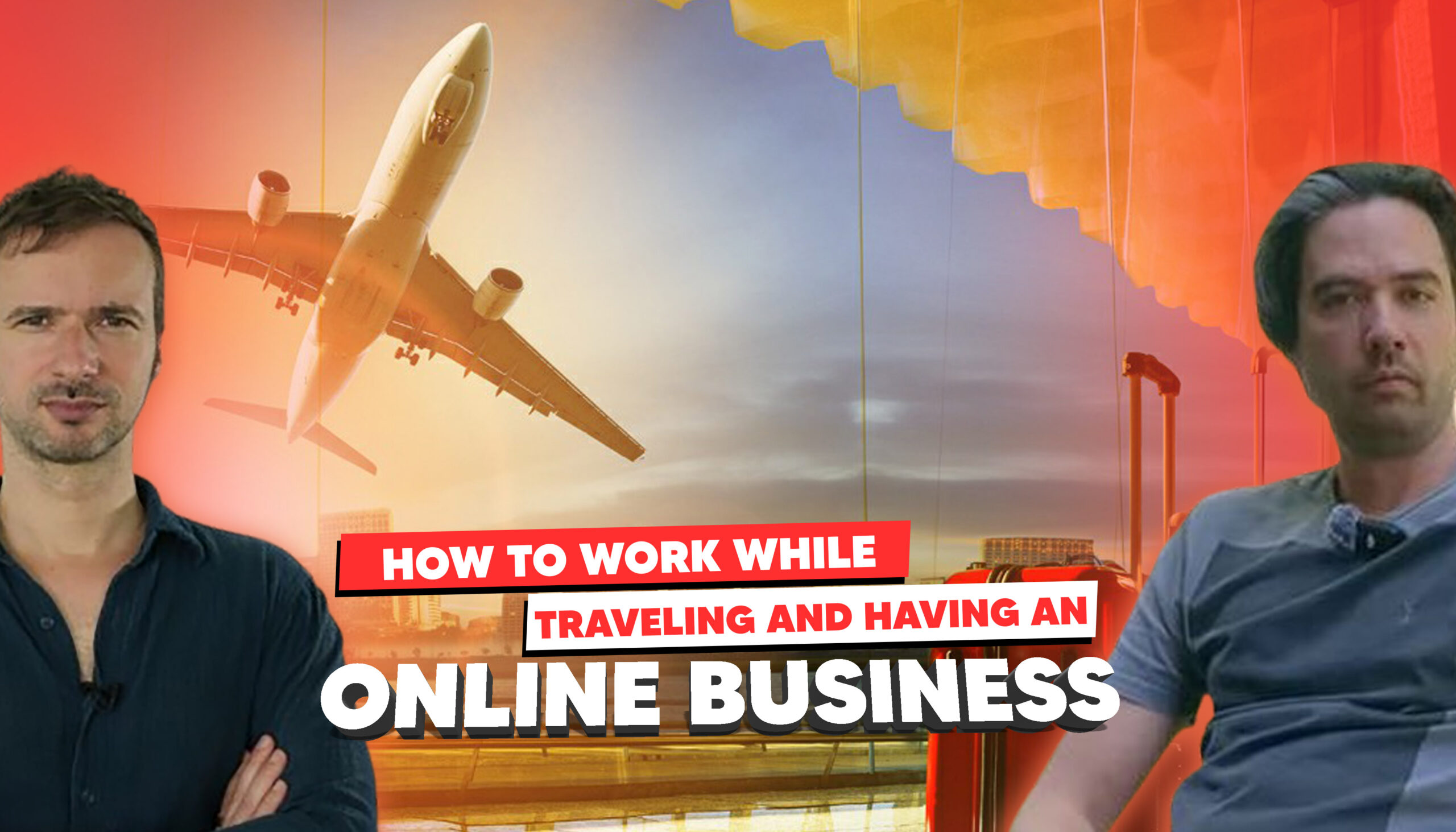 How Johannes works less while traveling with his family and having a successful online business ?